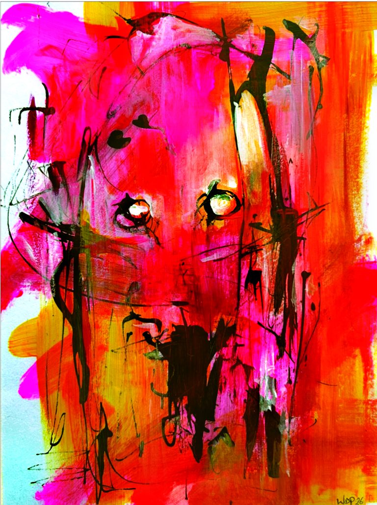 A4 Purplr face print prints